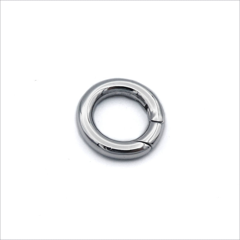 Stainless Steel 18mm Round Donut Clasp
