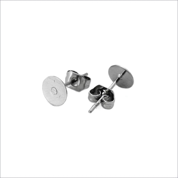 Stainless Steel 6mm Pad Studs