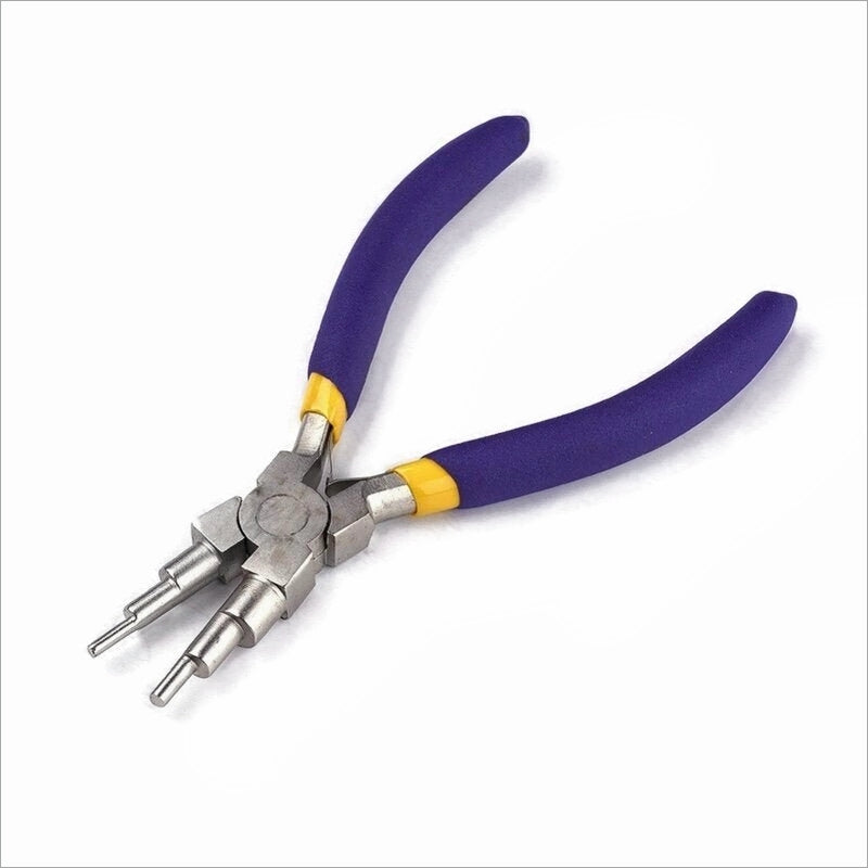 1 Pair Blue 6-Step Bail Making Pliers