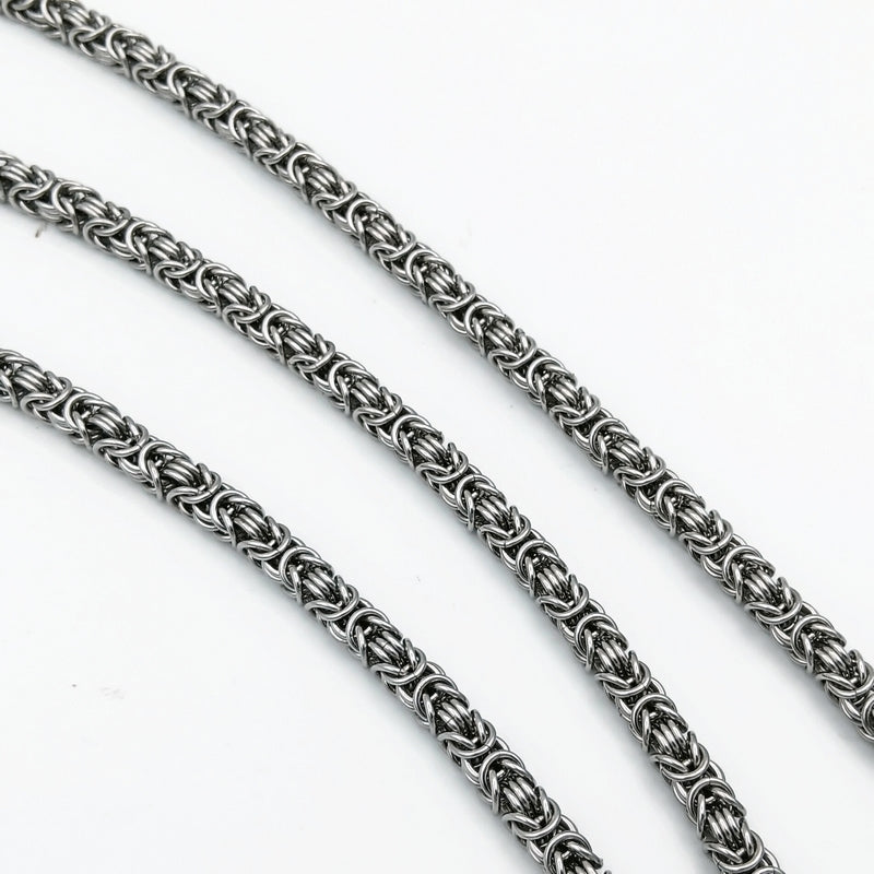Reserved - Byzantine Chains with Donut Clasp