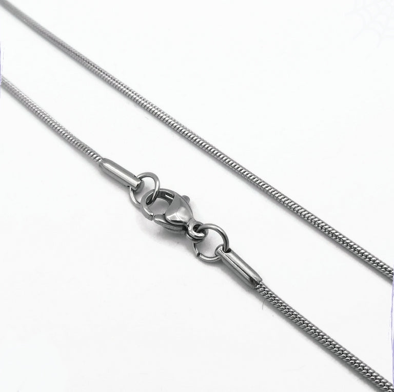 Reserved - 80pcs Stainless Steel 50cm Snake Chain Necklaces