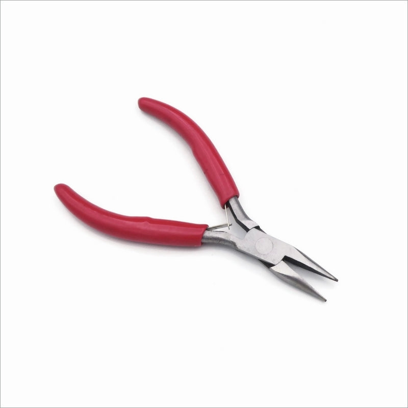1 Pair 12.5cm Carbon Steel Chain Nose Pliers