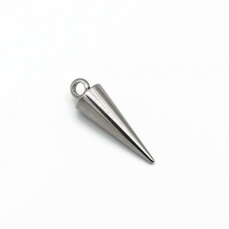 3 Stainless Steel 27mm Spike Pendants
