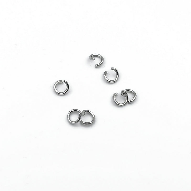 2000 Stainless Steel 3.5mm x 0.6mm Jump Rings (Limited)