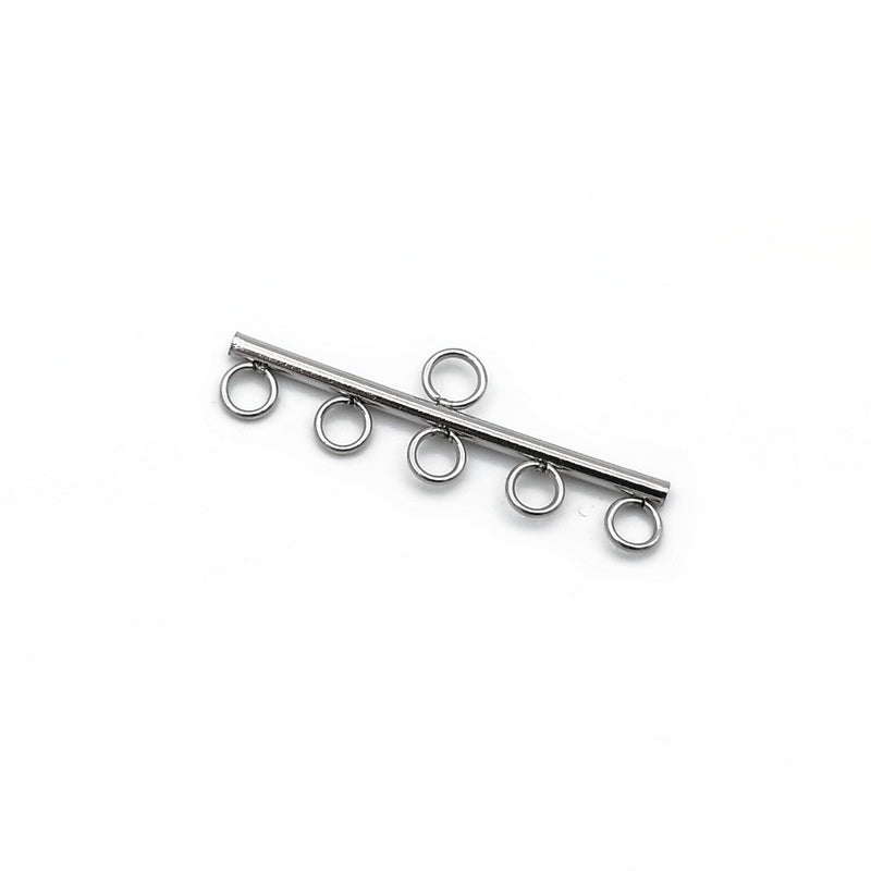 10 Stainless Steel 5-to-1 Loop Connectors