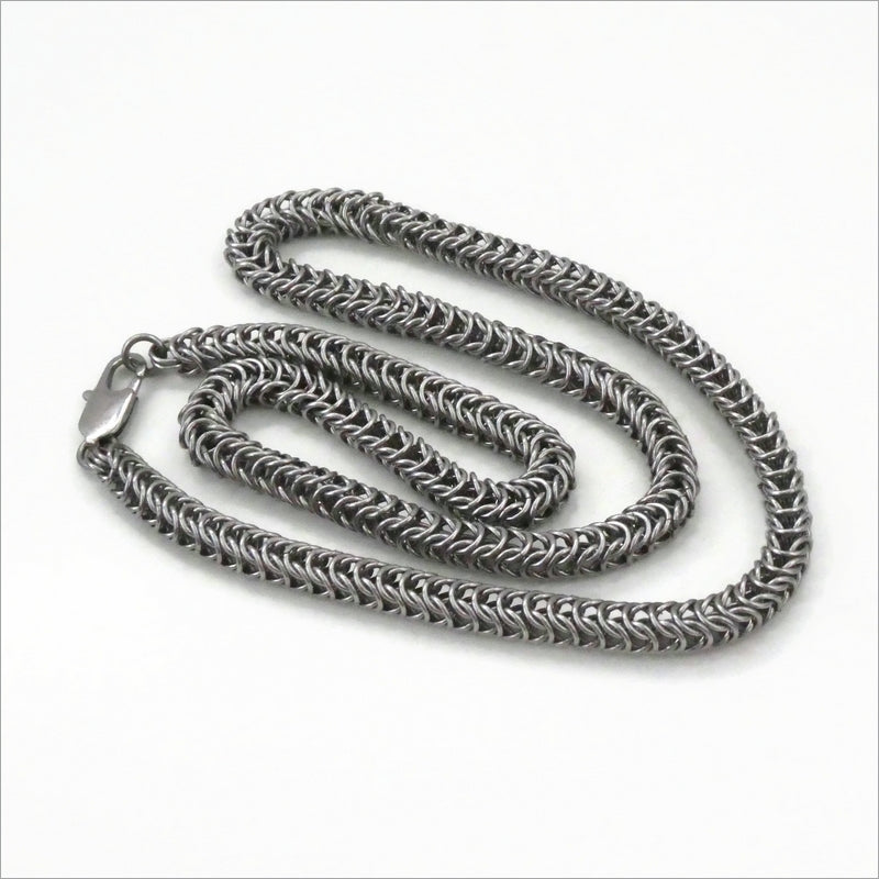 Stainless Steel Box Chain Necklace 59cm