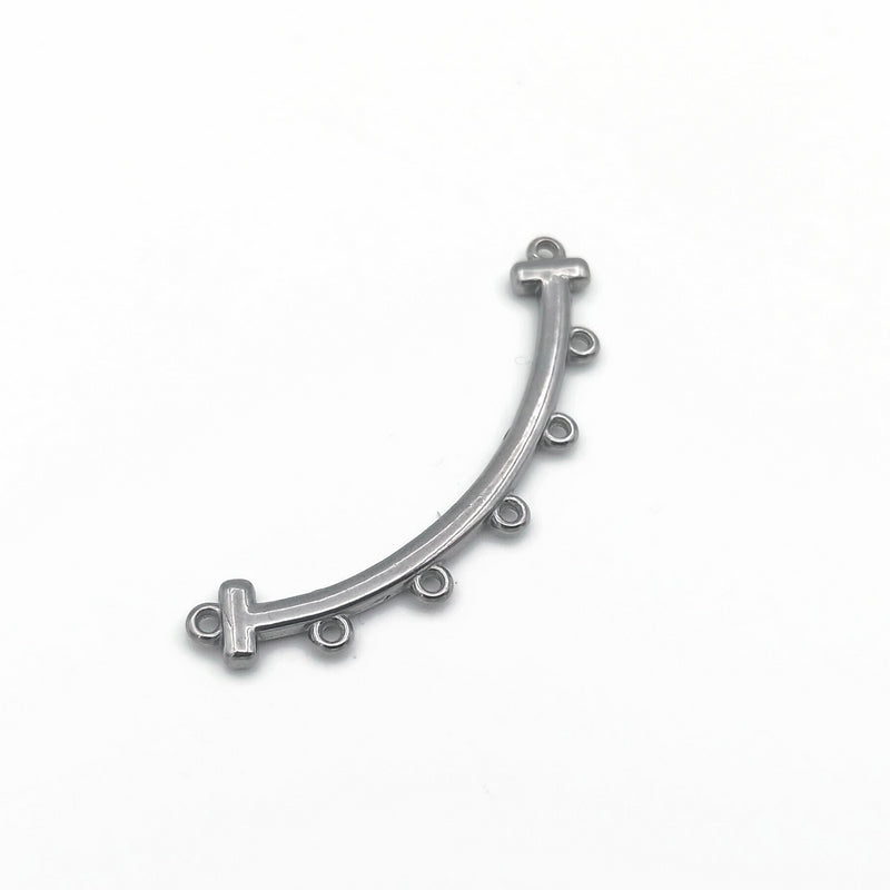 3 Stainless Steel 5-Loop Curved Connector Bar
