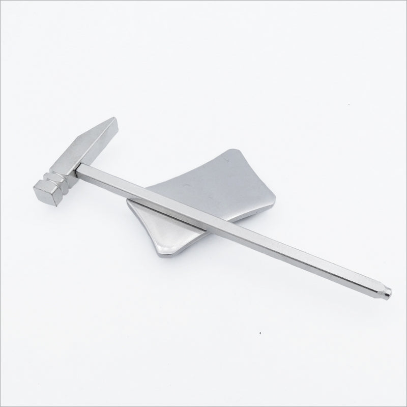 Mini Stainless Steel Hammer & Anvil Bench Block Set