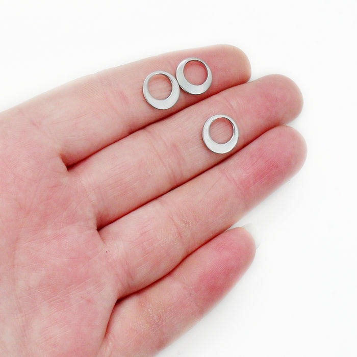 20 Small 10mm Stainless Steel Off-Set Washer