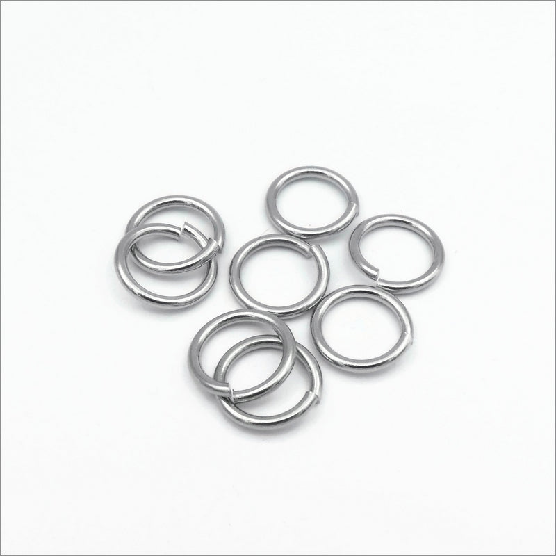 50 Stainless Steel 16mm x 2mm Jump Rings