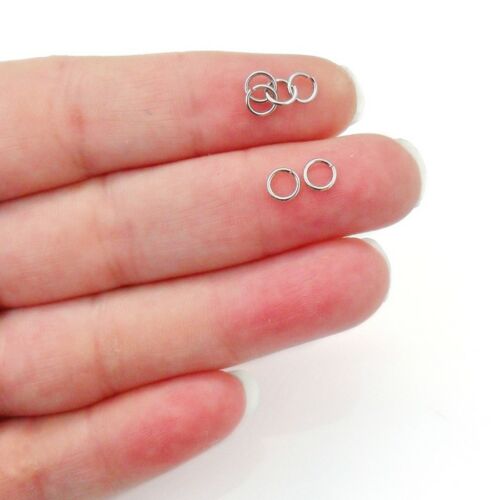 250 Stainless Steel 5mm x 0.7mm Jump Rings