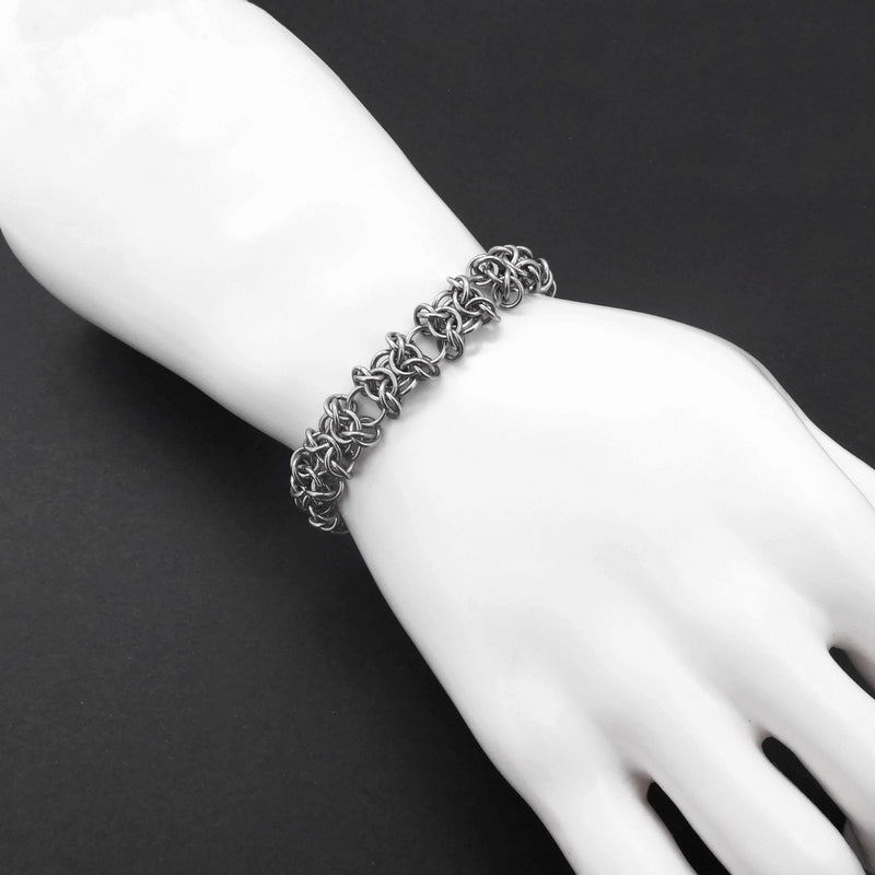 Stainless Steel Orc Weave Chain Bracelet