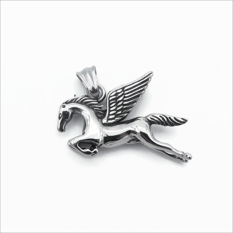 1 Stainless Steel Pegasus Pendant