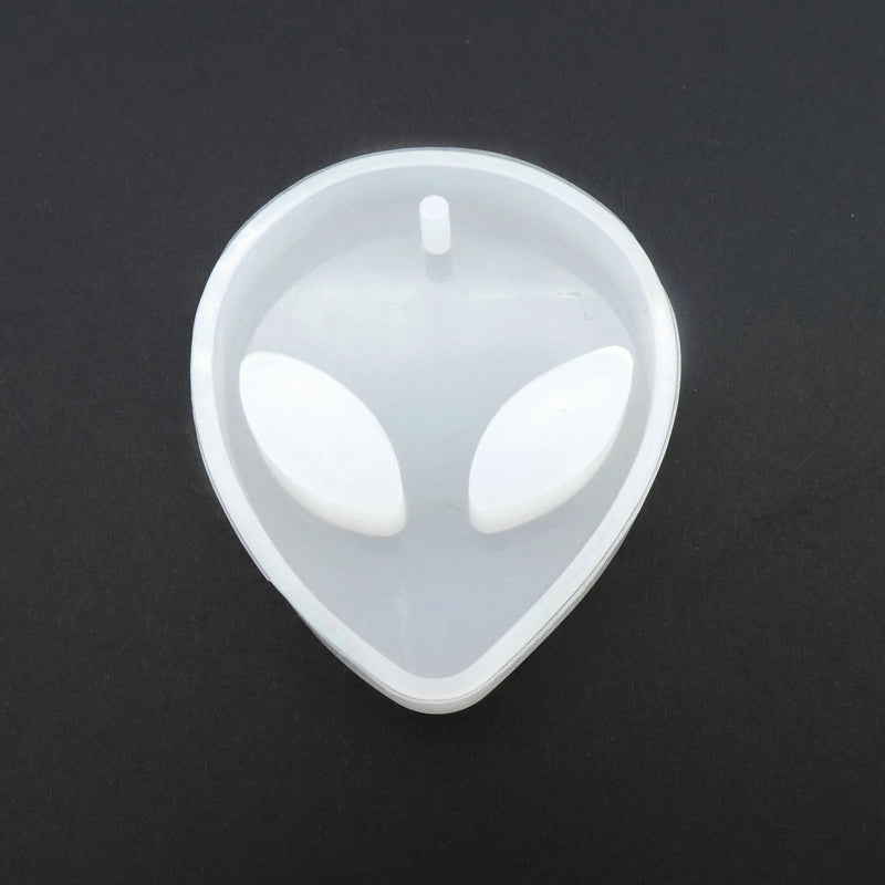 1 Silicone Alien Head Pendant Mould