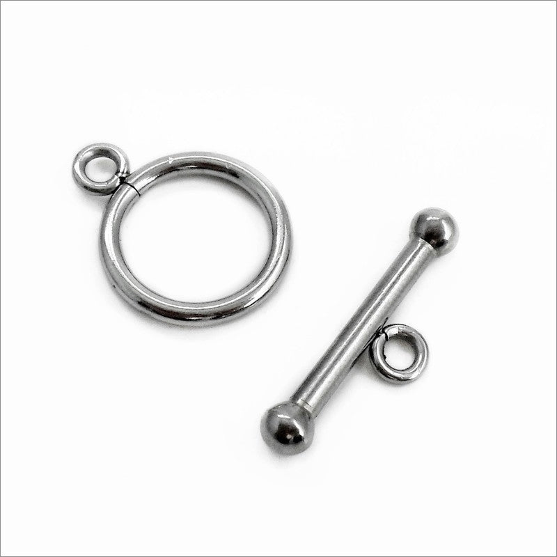 5 Stainless Steel Toggle Clasp Sets