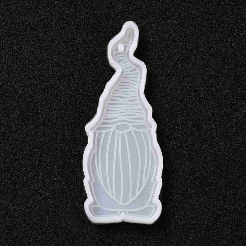 Set of 3 Silicone Gnome Pendant Moulds