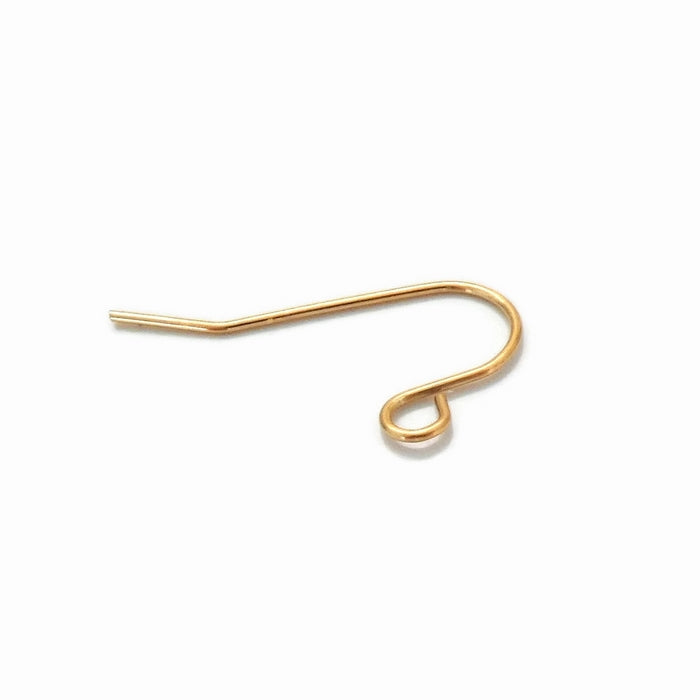 10 Pairs Gold Tone Stainless Steel Simple Earring Hooks