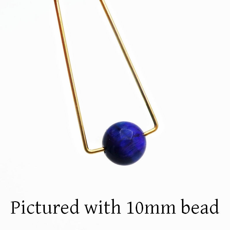 10 Gold Tone Stainless Steel 50mm x 22mm Bead Bails