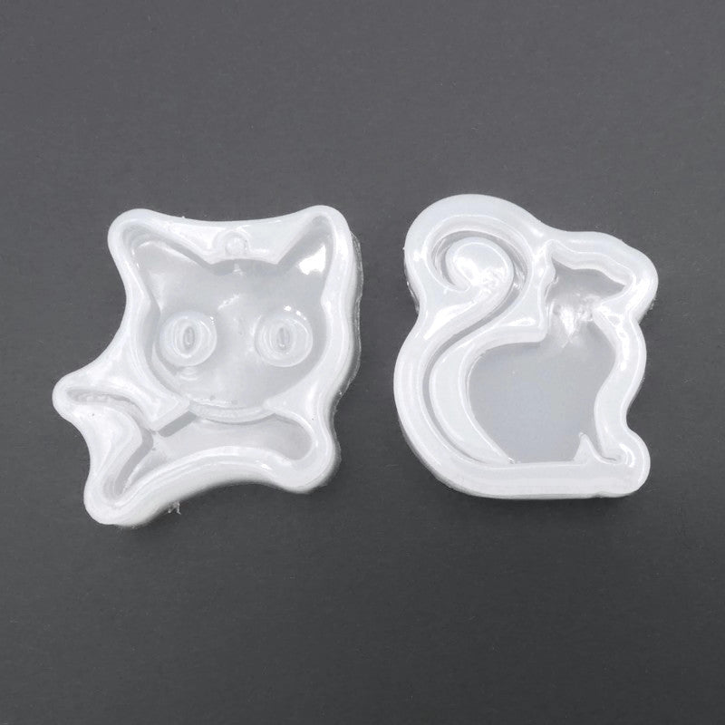 Set of 2 Silicone Cat Moulds