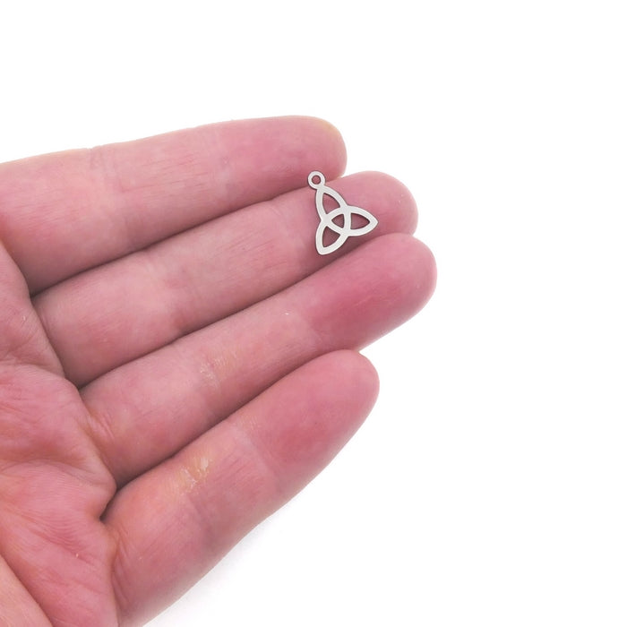 10 Stainless Celtic Knot Triquetra Charms – The Craft Armoury