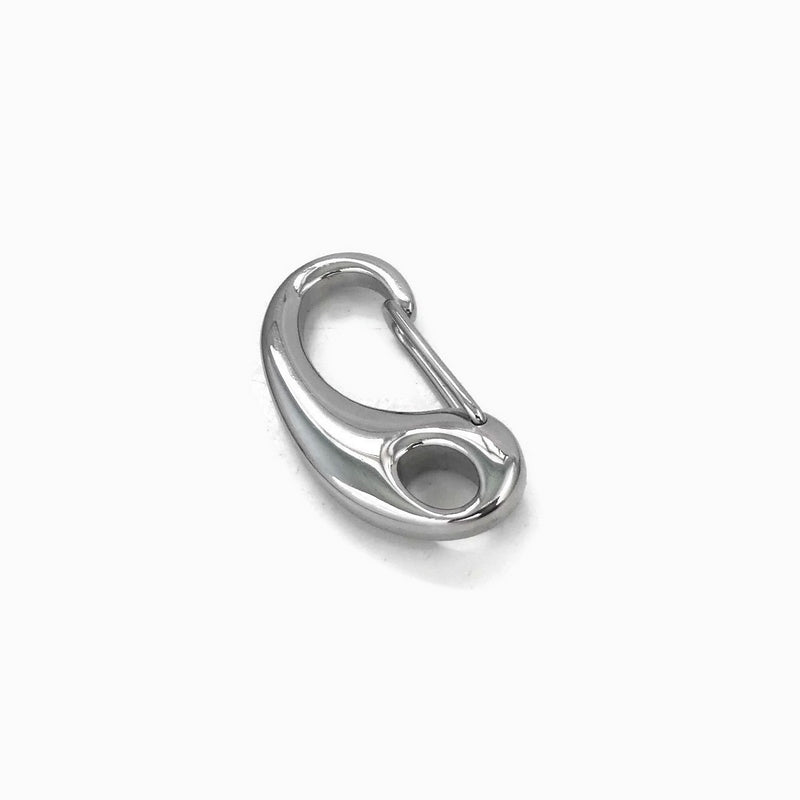 2 Stainless Steel 32mm Self-Closing Kidney Clasps