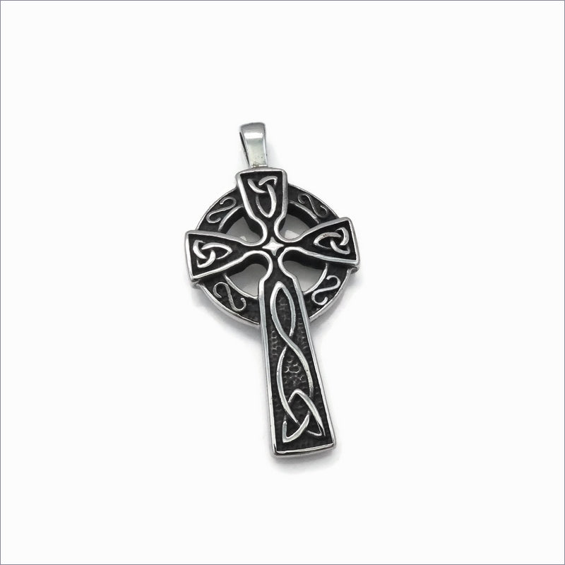 1 Stainless Steel Celtic Cross Pendant