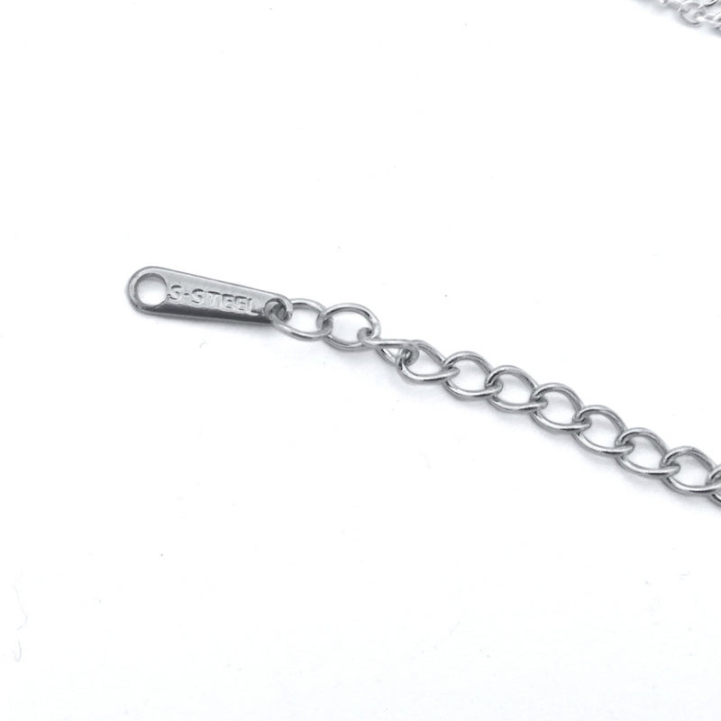 5 Stainless Steel Fine Chain Charm Bracelet Blanks