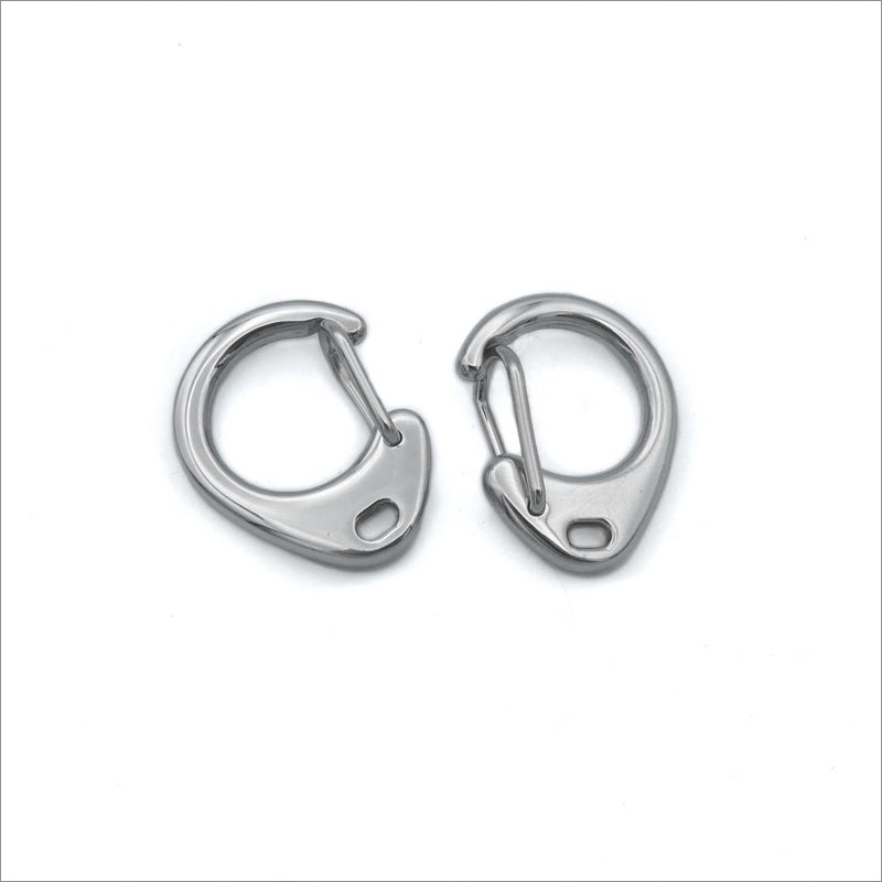 Stainless Steel Self-Closing C Clip Clasps