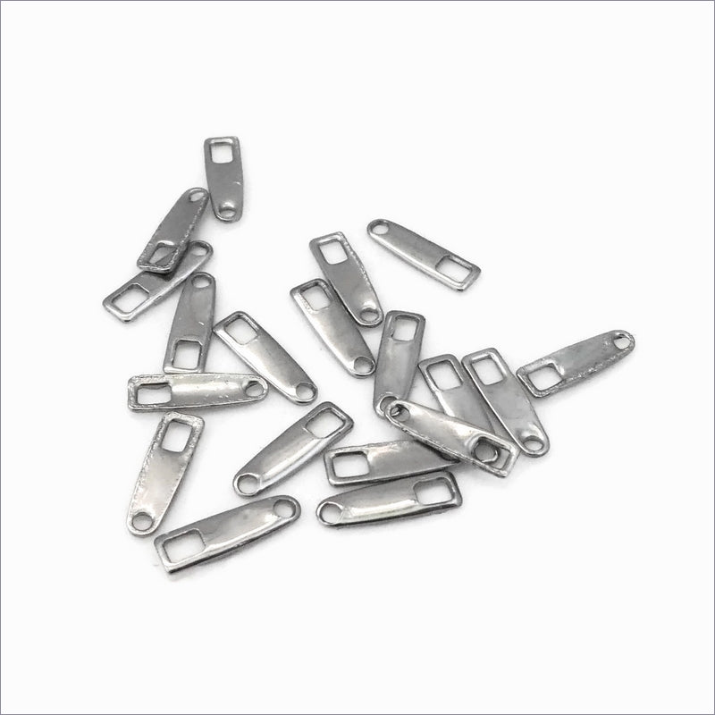 50 Stainless Steel Oblong Chain Tabs