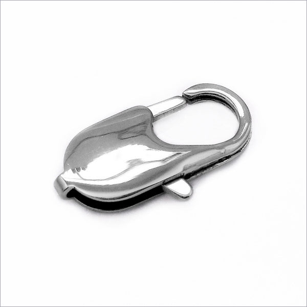 3 Stainless Steel 23mm Rectangle Lobster Claw Clasps