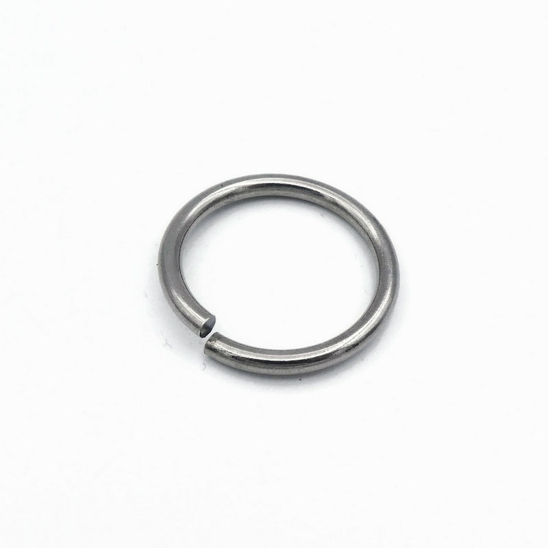 15 Large Stainless Steel 30mm x 3mm Flush Cut Jump Rings