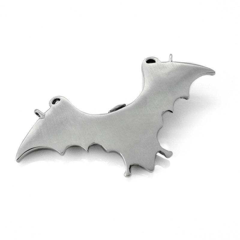 Large Stainless Steel Vampire Bat Connector Pendant