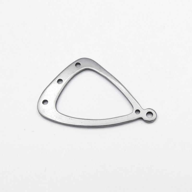 10 Stainless Steel Rounded Triangle Chandelier Frame Connectors