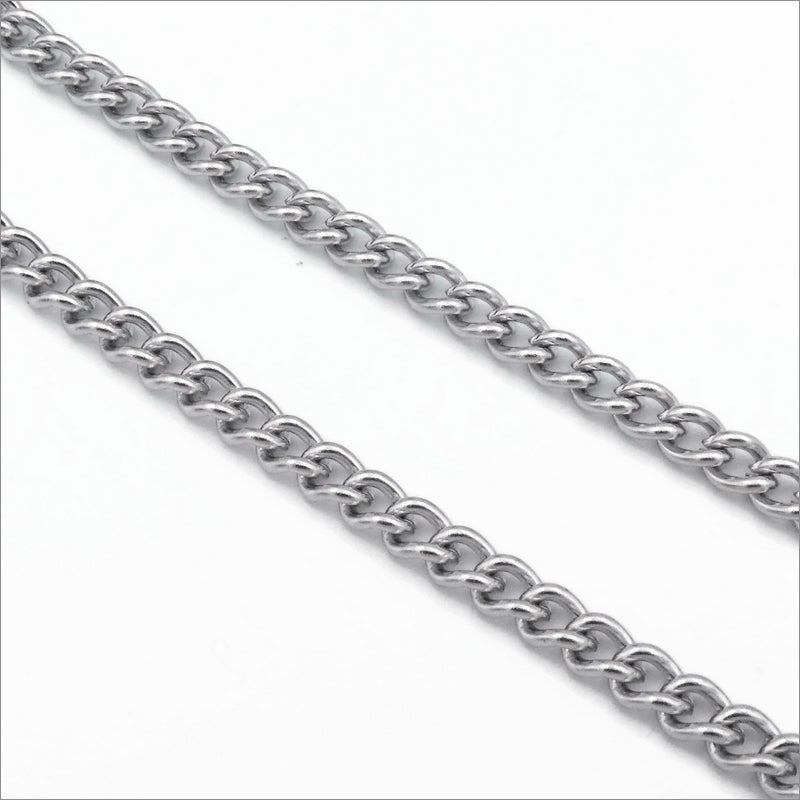 4m Stainless Steel 2.5mm Rolo Chain - The Craft Armoury