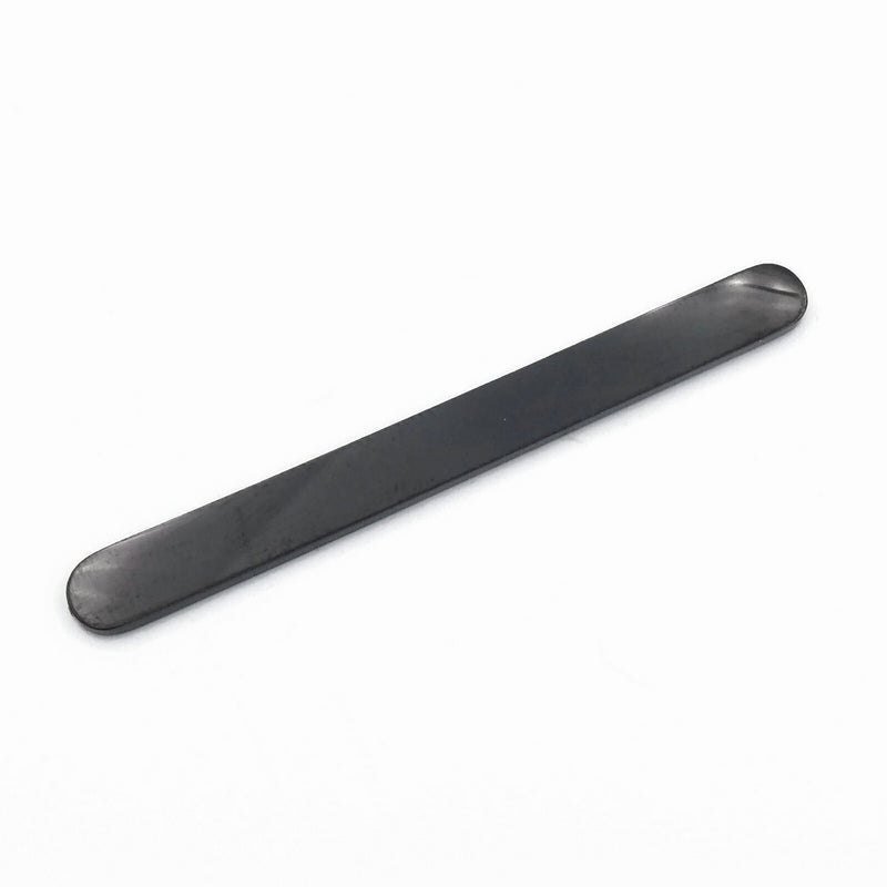 3 Black Stainless Steel Flat Bar Ring Blanks