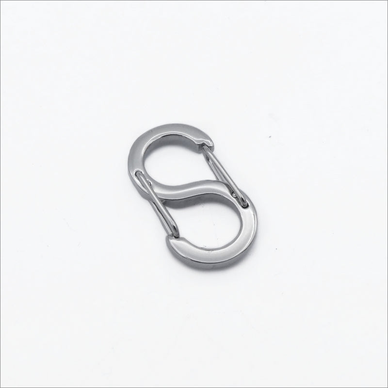 2 Stainless Steel S-Shape Double Snap Clasp