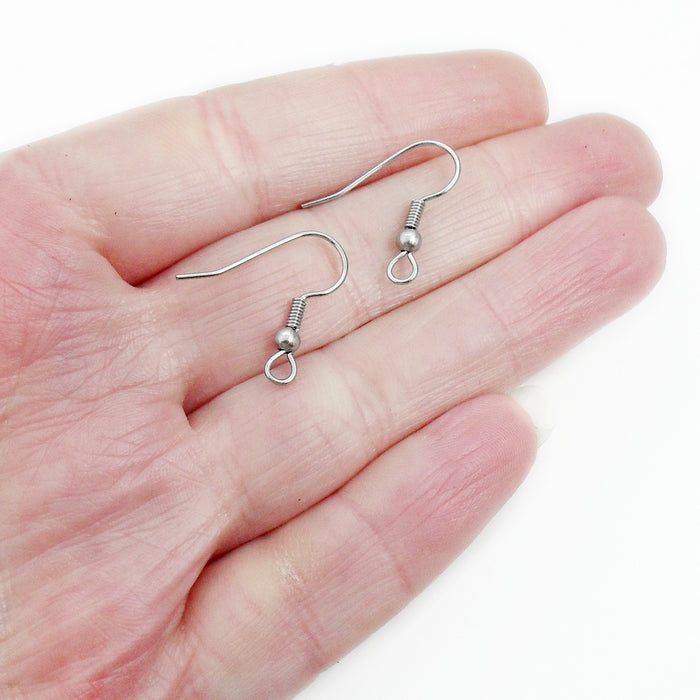 Stainless Steel French Hook Earwires Standard Style