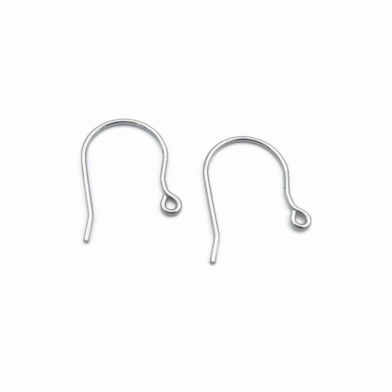 25 Pairs Strong Stainless Steel Earring Hooks