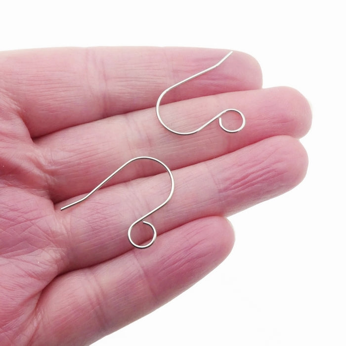 10 Pairs Stainless Steel Large Loop Earring Hooks