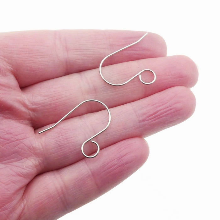 10 Pairs Stainless Steel Large Loop Earring Hooks – The Craft Armoury