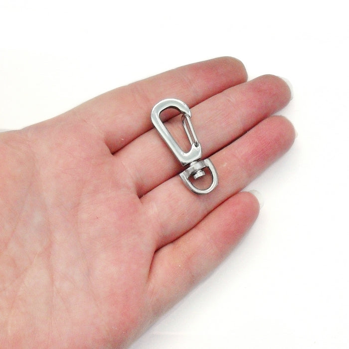 Stainless Steel Trigger-Free Lobster Swivel Clasps